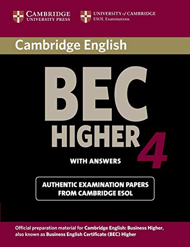 Cambridge Bec 4 Higher: Examination Papers from University of Cambridge ESOL Examinations: English for Speakers of Other Languages (Bec Practice Tests) von Cambridge English