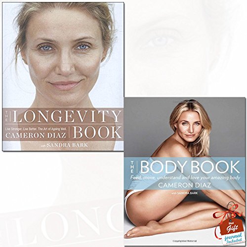 Cameron Diaz Collection 2 Books Set With Gift Journal (The Longevity Book, The Body Book)