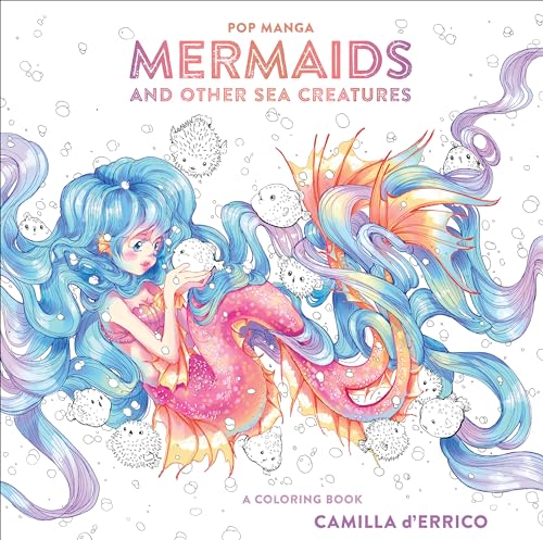 Pop Manga Mermaids and Other Sea Creatures: A Coloring Book von Watson-Guptill
