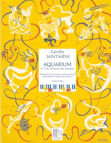 Aquarium pour piano à quatre mains. von Durand