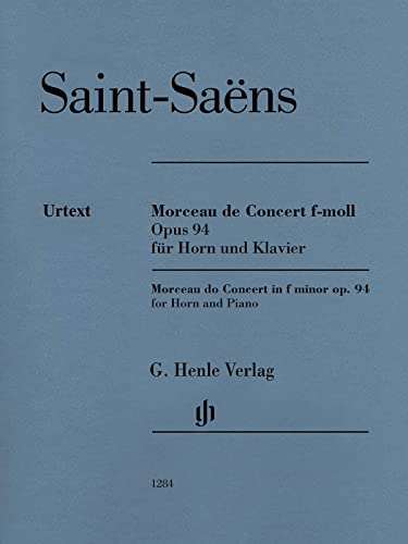 Morceau de Concert f-moll op. 94; Horn und Klavier: Besetzung: Horn und Klavier (G. Henle Urtext-Ausgabe)