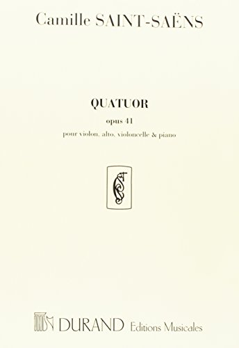 Quatuor Avec Piano Op 41