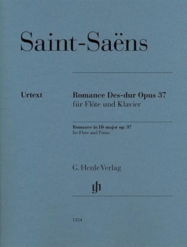 Romance Des-dur op. 37 für Flöte und Klavier: Besetzung: Flöte und Klavier (G. Henle Urtext-Ausgabe)