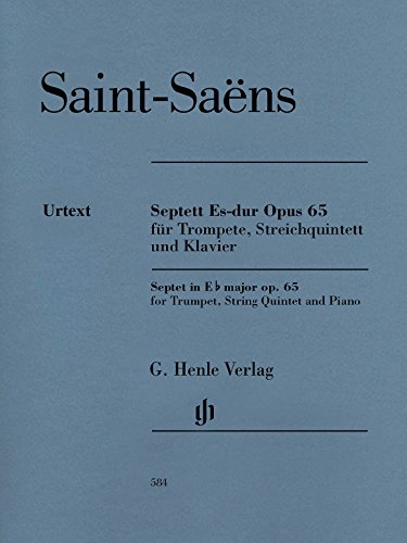 Septett Es-dur op. 65 für Trompete, 2 Violinen, Viola, Violoncello, Kontrabass und Klavier: Besetzung: Kammermusik mit verschiedenen Instrumenten (G. Henle Urtext-Ausgabe)