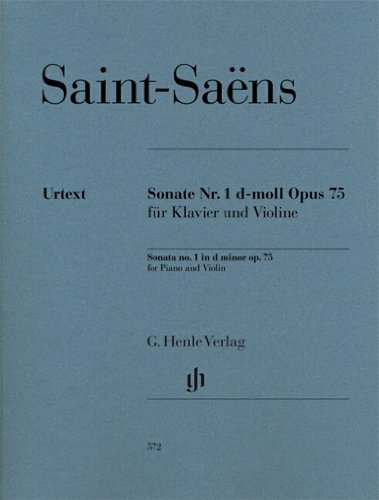 Sonate Nr. 1 d-moll op. 75 für Klavier und Violine: Besetzung: Violine und Klavier (G. Henle Urtext-Ausgabe) von HENLE VERLAG