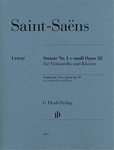 Violoncellosonate Nr. 1 c-moll op. 32, Cello + Klavier: Besetzung: Violoncello und Klavier (G. Henle Urtext-Ausgabe)