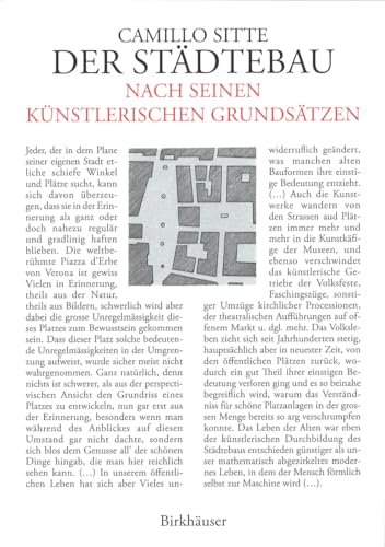 Der Städtebau nach seinen künstlerischen Grundsätzen.: vermehrt um «Grossstadtgrün» von Birkhauser
