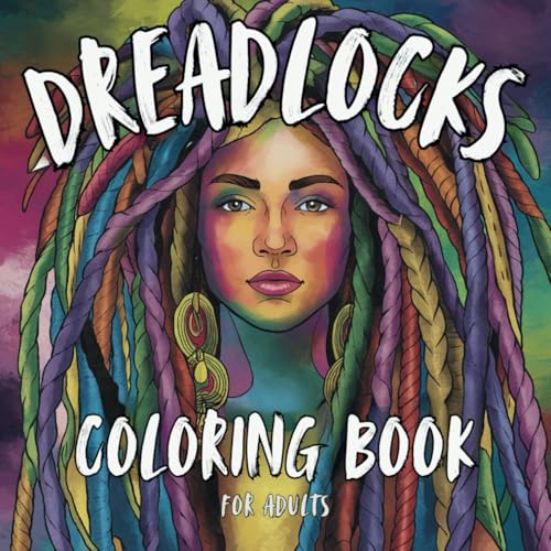 Dreadlocks coloring pages for adults with 50 fascinating coloring pages von Independently published