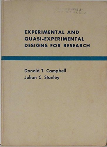Experimental and Quasi-experimental for Research