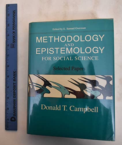 Methodology and Epistemology for Social Science: Selected Papers