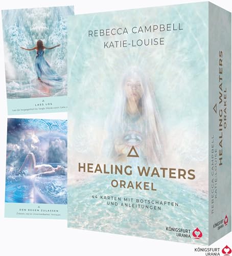 Healing Waters Orakel - 44 Karten mit Botschaften und Anleitungen: 44 Orakelkarten und 176-seitiges Booklet von Königsfurt-Urania