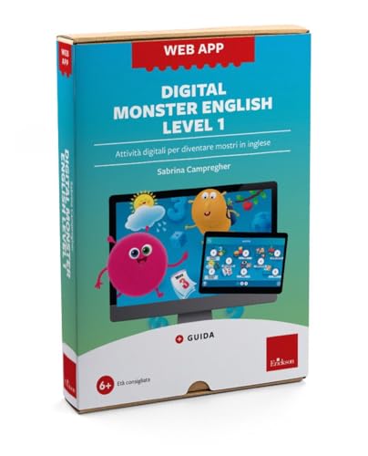 Digital Monster English Level 1. Attività digitali per diventare mostri in inglese. Web app. Con software von Erickson