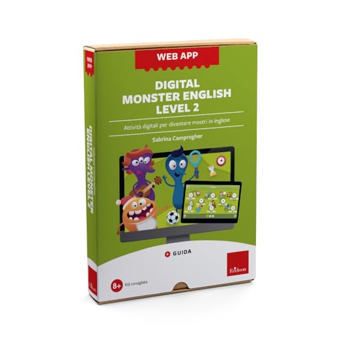 Digital monster english level 2. Attività digitali per diventare mostri in inglese. Web app. Con software (Software didattico) von Erickson