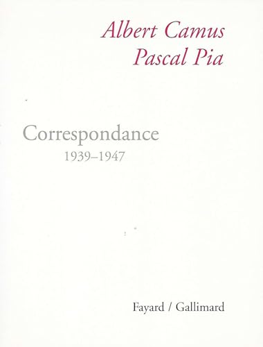 Correspondance 1939-1947