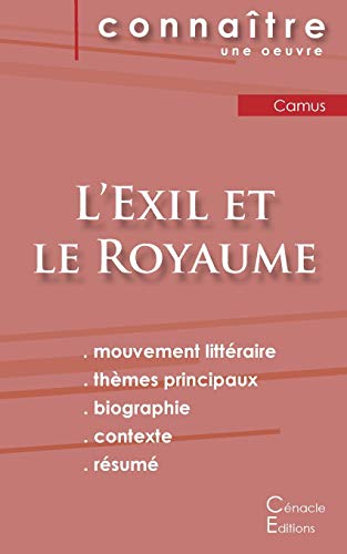Fiche de lecture L'Exil et le Royaume (Analyse littéraire de référence et résumé complet) von Les Editions Du Cenacle