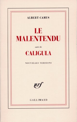 Le Malentendu / Caligula Le Malentendu / Caligula von GALLIMARD