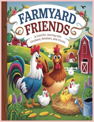 Farmyard Friends: A Colorful Journey with Chickens, Roosters, and Chicks Farmyard Friends: A Colorful Journey with Chickens, Roosters, and Chicks von Independently published