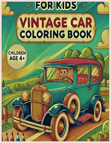 For Kids Vintage Car Coloring Book For Kids Vintage Car Coloring Book von Independently published