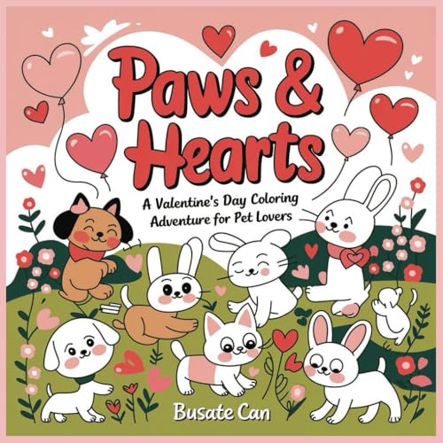 Paws & Hearts: A Valentine’s Day Coloring Adventure for Pet Lovers Paws & Hearts: A Valentine’s Day Coloring Adventure for Pet Lovers von Independently published