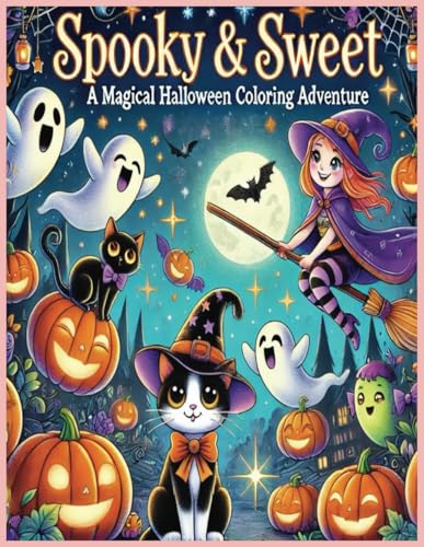 Spooky And Sweet A Magical Halloween Coloring Adventure Spooky And Sweet A Magical Halloween Coloring Adventure von Independently published