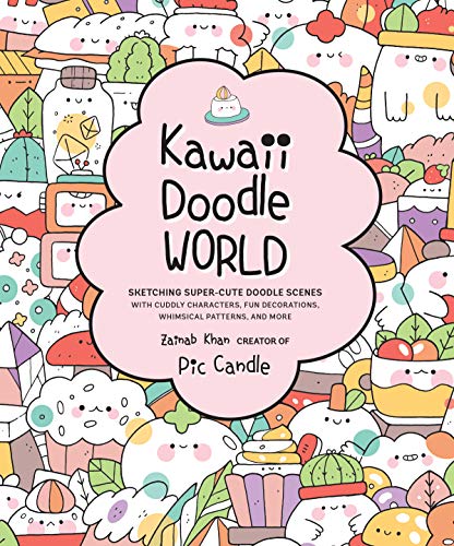 Kawaii Doodle World: Sketching Super-Cute Doodle Scenes with Cuddly Characters, Fun Decorations, Whimsical Patterns, and More (5) von Rock Point
