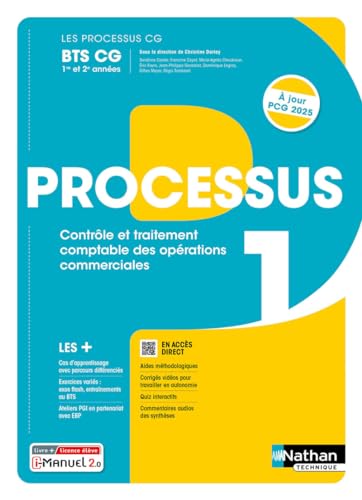 Les processus BTS CG - Processus 1 BTS CG 1ère et 2ème années - 2024 - Manuel - élève - + iManuel: Manuel + Licence