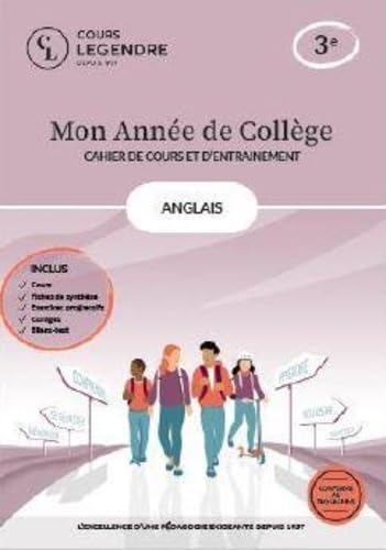 Mon année de collège - 3ème anglais-cahier de cours et d'entraînement: Cours – Fiches de synthèse – Exercices – Corrigés - Bilans-test ou Bilan-test - ... ou pas Bilan-test et juste Sujets brevet Mon année de collège - 3ème anglais-cahier de cours et d'entraînement: Cours – Fiches de synthèse – Exercices – Corrigés - Bilans-test ou Bilan-test - ... ou pas Bilan-test et juste Sujets brevet von EDICOLE