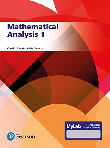 Mathematical analysis. Ediz. MyLab. Con aggiornamento online (Vol.) (Matematica) von Pearson