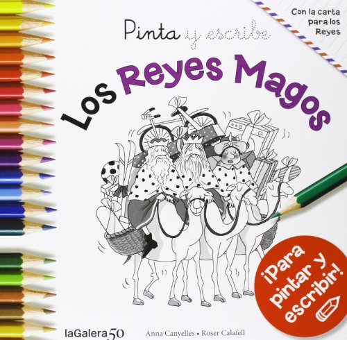 Pinta y escribe los Reyes Magos