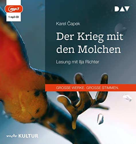 Der Krieg mit den Molchen: Lesung mit Ilja Richter (1 mp3-CD) von Der Audio Verlag