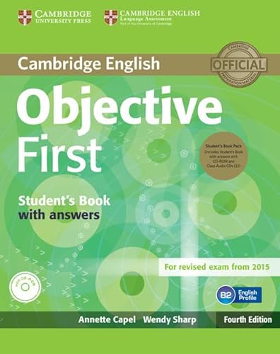 Objective First Student's Book Pack (Student's Book with Answers with CD-ROM and Class Audio CDs(2)) 4th Edition