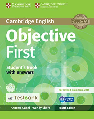Objective First Student's Book with Answers with CD-ROM with Testbank 4th Edition