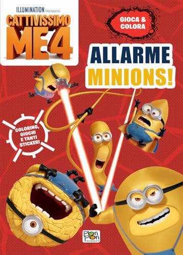 Allarme Minions! Cattivissimo me 4. Gioca & colora. Ediz. a colori von Pon Pon Edizioni