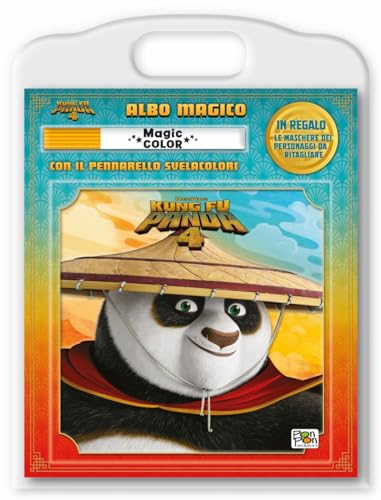 Kung Fu Panda 4. Albo magico. Ediz. a colori. Con pennarello svelacolori von Pon Pon Edizioni