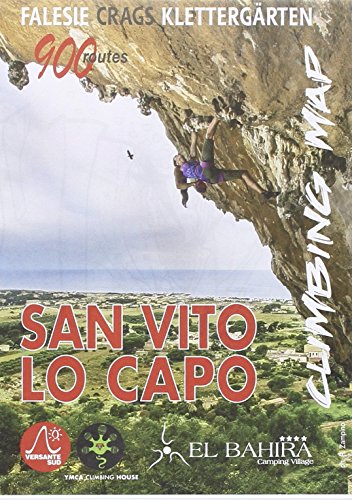 San Vito Lo Capo, Sicilia, Climbing Map: 850 routes Falesie - Crags - Klettergärten von VERSANTE SUD