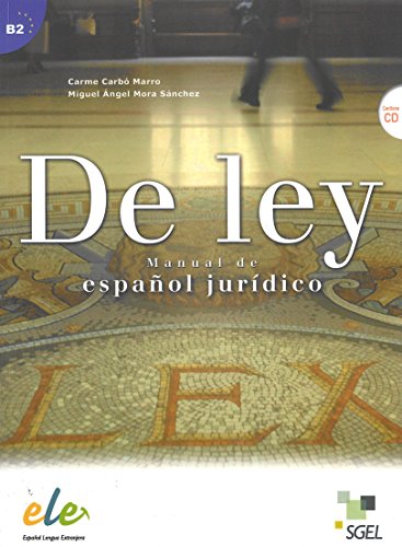 De ley : manual de español jurídico von SGEL