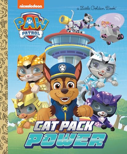 Cat Pack Power (Paw Patrol) (Little Golden Books: Paw Patrol)