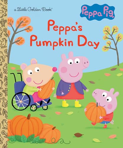 Peppa's Pumpkin Day: A Fall Halloween Book for Kids and Toddlers (Peppa Pig: Little Golden Books)