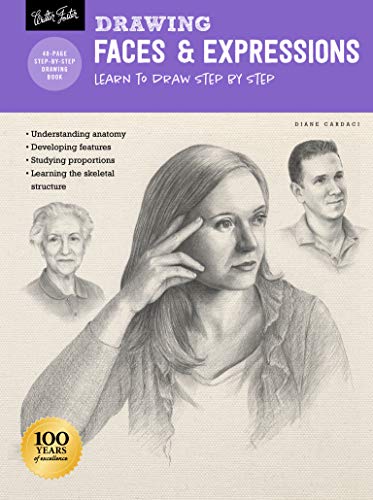 Drawing: Faces & Expressions: Learn to draw step by step (How to Draw & Paint) von Walter Foster Publishing