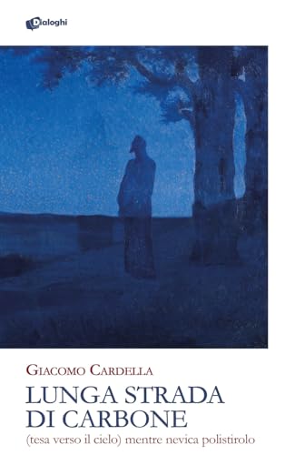 Lunga strada di carbone. (tesa verso il cielo) mentre nevica polistirolo (Glifi) von Dialoghi
