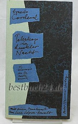 Teleskop in dunkler Nacht = El telescopio en la noche oscura