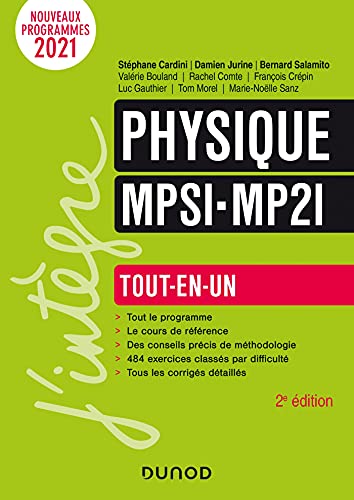Physique tout-en-un MPSI MP2I 2021 (2021) von DUNOD