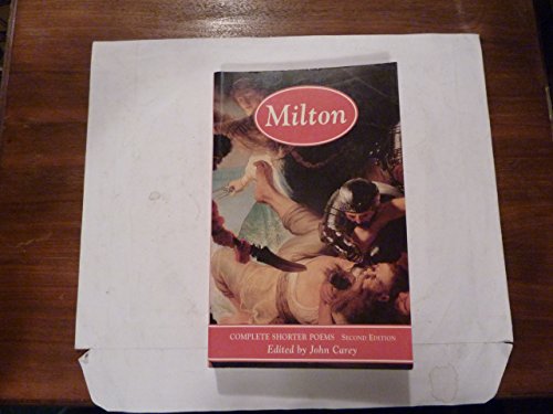 John Milton Complete Shorter Poems (Longman Annotated English Poets Series)
