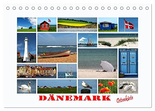 Dänemark - Ostseeküste (Tischkalender 2024 DIN A5 quer), CALVENDO Monatskalender von CALVENDO