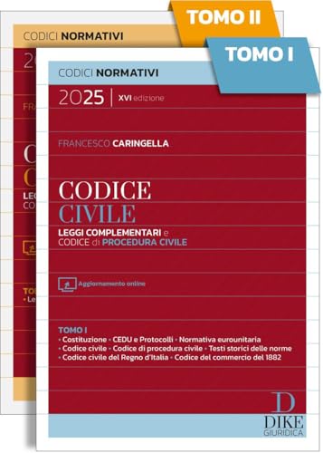 Codice civile. Leggi complementari e codice di procedura civile 2025. Con aggiornamento online (Codici normativi) von Dike Giuridica