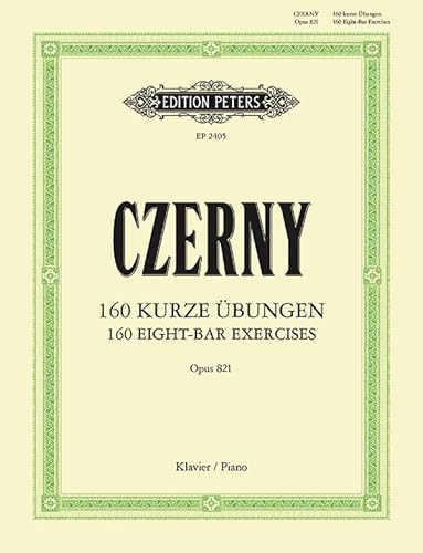 160 kurze Übungen op. 821: für Klavier (Edition Peters)