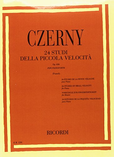 24 Studi Della Piccola Velocità Op. 636 von Ricordi