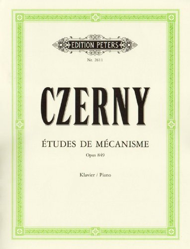Études de Mécanisme op. 849: Vorschule zur Schule der Geläufigkeit - für Klavier