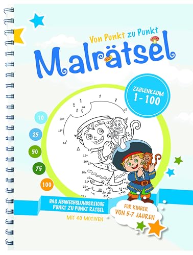 Von Punkt zu Punkt Malrätsel – 1 bis 100 von Gerber Carl GmbH