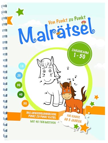 Von Punkt zu Punkt Malrätsel – 1 bis 50 von Gerber Carl GmbH
